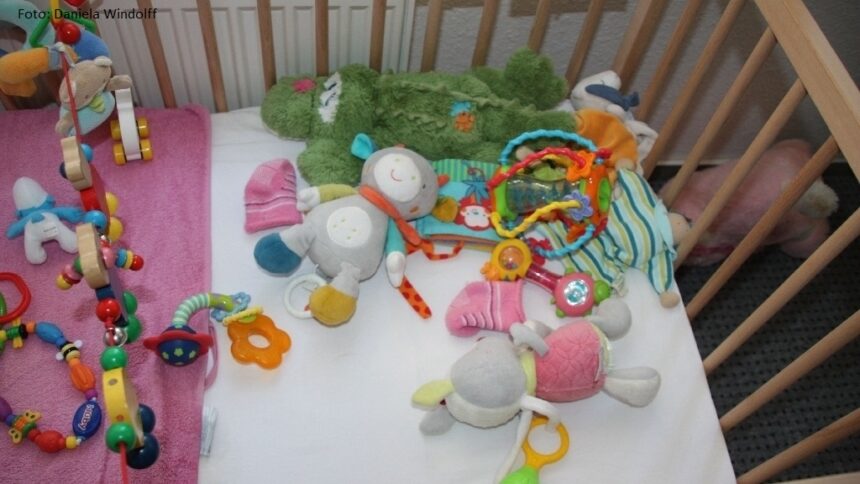 Behütetes Nest für Babys in Not